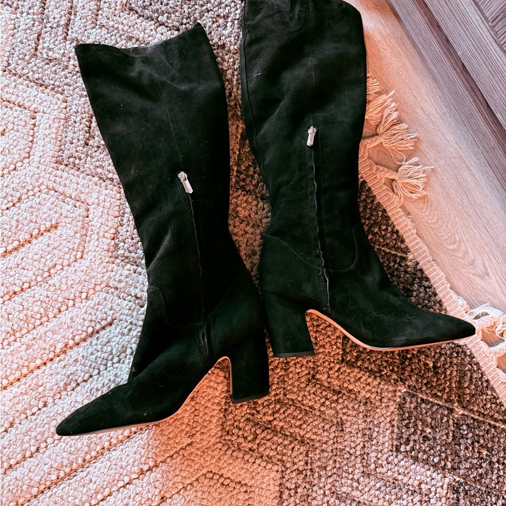 Sam Edelman Black Heeled Boots
